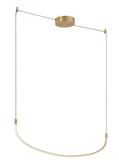 Kuzco Lighting LP89048-BG 48 inch Talis Linear LED Pendant Light, Brushed Gold  Finish