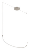 Kuzco Lighting LP89048-BN 48 inch Talis Linear LED Pendant Light, Brushed Nickel Finish