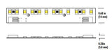 Core Lighting LRB1312-27K-24V High Power 90CRI Rigid LED Strip 2700K 24V