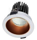 Westgate LRD-10W-27K-WTR-MG 3 Inches LED Winged Recessed Light 10W 700Lm 2700K Matte Gold Finish