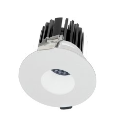 Westgate Lighting LRD-10W-30K-WTRPH-WH 3" LED Winged Pin Hole Recessed Light, Wattage 10W , Lumens 700 lm, Color Temperature 3000K, White Finish