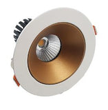 Westgate LRD-7W-35K-4WTR-MG LED 4 Inch 7W Architectural Winged Recessed Lights - Open Trim Matte Gold Finish 3500K