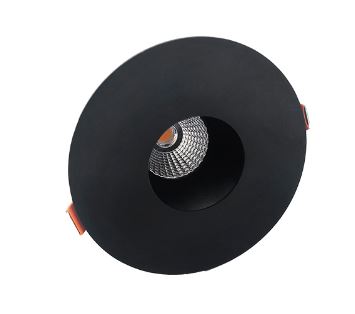 Westgate LRD-10W-30K-4WTRPH-BK LED 4 Inch 10W Architectural Winged Recessed Lights - Pin Hole Trim 3000K Black Finish