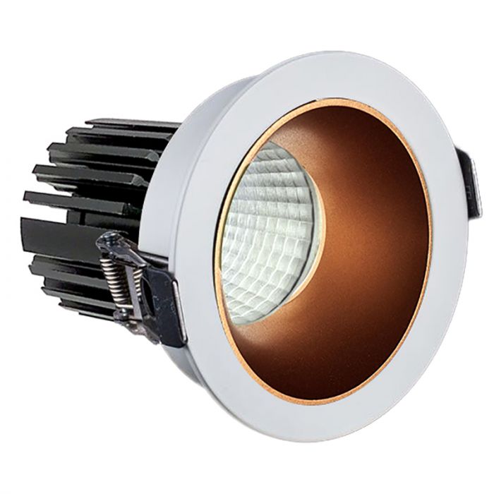 Westgate Lighting LRD-7W-35K-WTR-MG 3" LED Winged Recessed Light, Wattage 7W , Lumens 500 lm, Color Temperature 3500K, Matte Gold Finish