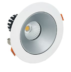 Westgate LRD-7W-50K-4WTR-HZ LED 4 Inch 7W Architectural Winged Recessed Lights - Open Trim Matte Silver Finish 5000K