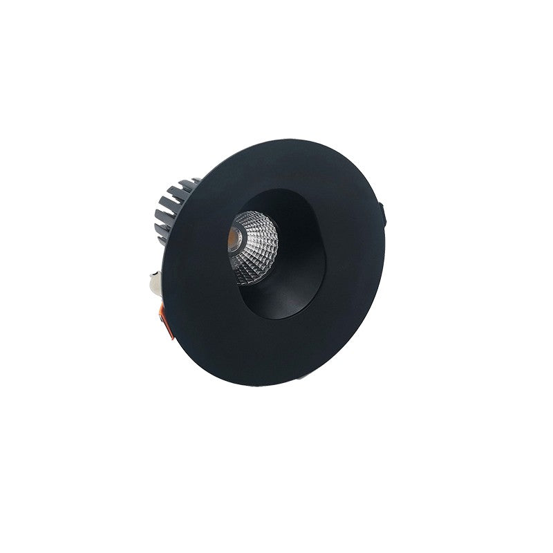 Westgate LRD-7W-30K-4WTRSL-BK LED 4 Inch 7W Architectural Winged Recessed Lights - Slot Trim 3000K Black Finish