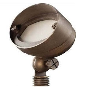 LED Brass Garden Light Bronze Finish Round Head