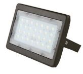 30W LED  Flood Light with Wall Bracket 3000K Bronze Finish