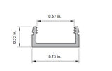 Core Lighting LSG-AC48 48 Inches AC Plugin LED Tape Light Aluminium Channel