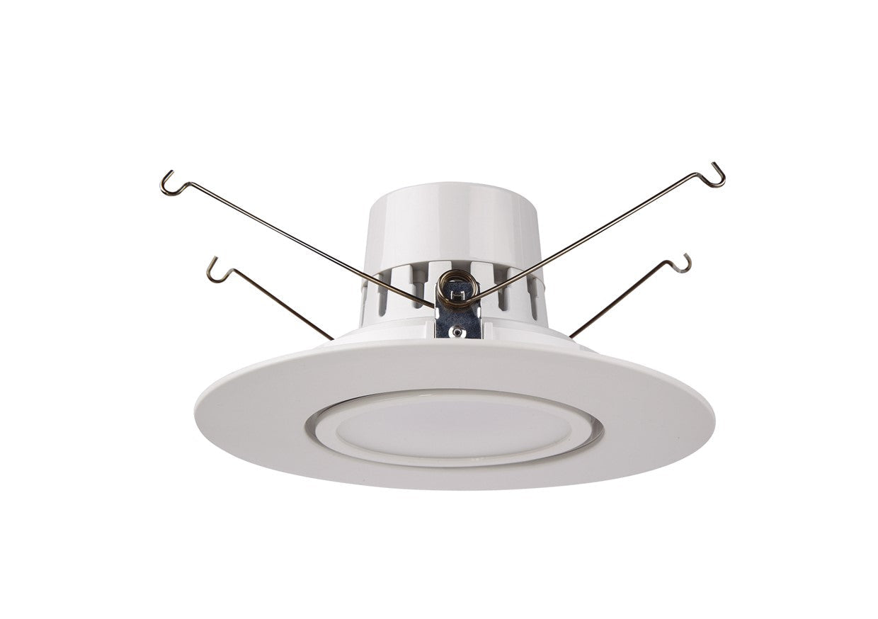 6" Rotatable Recessed Retrofit Adjustable Downlight 5K White Finish