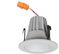Lighting Spot 26 LSL-2-203-27K LED 2 Inch 9W Recessed Lighting Dimmable Round Baffle Trim 2700K