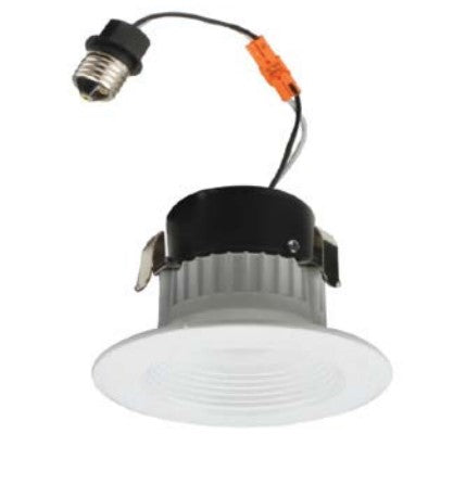 3 Inch LED Downlight Baffle Trim White Finish 3000K