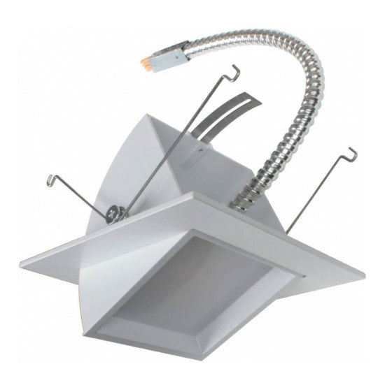 Lighting Spot 26 LSL-5-SQ-544-5K 5” LED Square Retractable Elbow Wall Wash LED Recessed Downlight for Square Frame 5000K