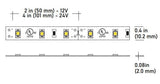 Core Lighting LSM15-40K-100FT-24V-HC90 1.5W Indoor Flexible LED Strip 4000K 100FT 24V