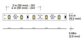 Core Lighting LSM15-60K-100FT-12V 1.5W Indoor Flexible LED Strip 6000K 100FT 12V