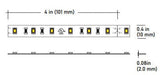Core Lighting LSM45-25K-PF-24V 4.4W Per Foot Indoor Flexible LED Strip Color Temperature 2500K Voltage 24V