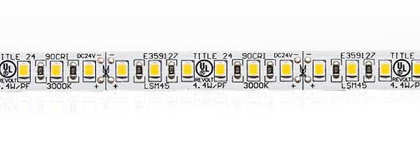 Core Lighting LSM45-27K-100FT-24V-HR95 4.4W Per Foot Indoor Flexible LED Strip Color Temperature 2700K Length 100Ft Voltage 24V