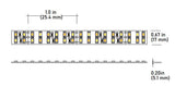 Core Lighting LSM60MX-2765-PF-24V 6.0W Indoor Color-Tuning Flexible LED Strip, LSM60MX Model, 2700K/6500K Color Temperature, PF Per Feet , 24V Voltage