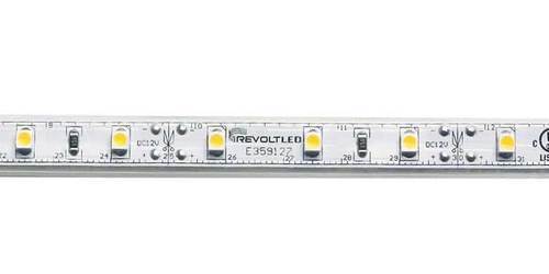 Core Lighting LSMW15-RD-PF-24V LED Red Flux 1-ft Outdoor Tape Light Section - 1.5W/FT, 24V