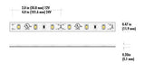 Core Lighting LSMW15-50K-16-12V Flux 16.4-ft Outdoor LED Tape Light Roll - 1.5W/FT, 12V,  Color Temperature 5000K