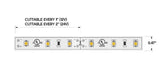 Core Lighting LSMW30-27K-16FT-12V-HC90 3.0W Outdoor Rated Flexible LED Strip LSMW30 Model,  2700K Color Temperature, 16Ft Length