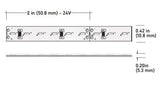 Core Lighting LSMW30SE-26K-16FT-24V 3.0W Outdoor Side-Emiting Flexible LED Strip, LSMW30SE Model, 2600K Color Temperature, 16FT length, 24V Voltage