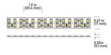 Core Lighting LSMW60-40K-32FT-24V-HC 6.0W Outdoor Flexible LED Strip, LSMW60 Model, 4000K Color Temperature, 32 FT Length, 24V Voltage