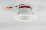 Lighting Spot 26 LSO-4”401R-AC-SM-4k LED Retrofit Dimmable Smooth 4 Inch Downlight 10W 4000K White Finish
