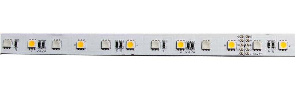 Core Lighting LSP50-RGBW-40K-PF-24V 4.4W Indoor Rated Color-changing + White LED Strip LSP50 Model,  RGBW + 4000K Color Temperature, PF Per Feet, Voltage 24V