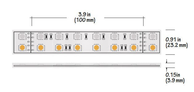 Core Lighting LSPW80-RGBW-40K-PF-24V 8.8W Outdoor RGB+White LED Strip , LSPW80 Model, 4000K Color Temperature , PF Per Feet, 24V Voltage