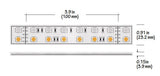 Core Lighting LSPW80-RGBW-40K-PF-24V 8.8W Outdoor RGB+White LED Strip , LSPW80 Model, 4000K Color Temperature , PF Per Feet, 24V Voltage