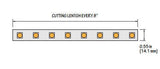 Core Lighting LSRN-20-30K-16FT-24V 2.2W Nautical Outdoor Flexible LED Strip LSRN-20 Model, 3000K Color Temperature, Length 16Ft, Voltage 24V DC