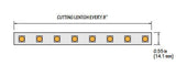 Core Lighting LSRN-20-35K-PF-24V 2.2W Nautical Outdoor Flexible LED Strip LSRN-20 Model, 3500K Color Temperature, PF Per Feet, Voltage 24V DC