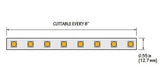 Core Lighting LSRN-50-30K-PF-24V-IP67 Nautical Outdoor Flexible 4.4W LED Strip Model LSRN-50 Color Temperature 3000K, PF per feet