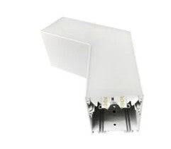 LED Architectural Linear Light" Hexagon Corner Accessory - 120 Degree, 3CCT Selectable