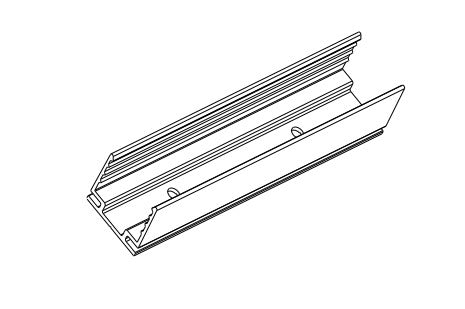 Core Lighting LSXT-AC2 4.4W Long Run Series LED Strip, 2 Inches Mounting Channel