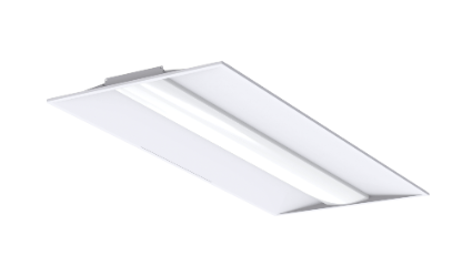 Westgate Lighting LTRS-2X4-MCTP 2x4 LED Stack Troffer Light, Lumens 125 lm/W, Multi-Color Temperature, Matte White Finish