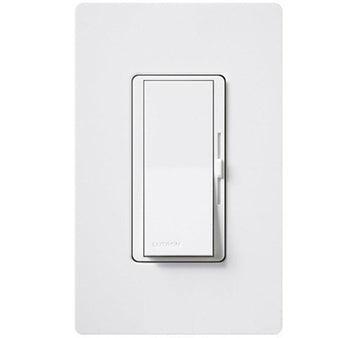 Lutron Diva Dimmable CFL / LED Dimmer WHITE - BuyRite Electric