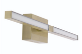 Westgate Lighting LVS-24-MCT5-BB 24" Rotatable LED Slim Vanity Light & Wall Sconce, Lumens 1400 lm, Multi-Color Temperature, Brushed Brass Finish