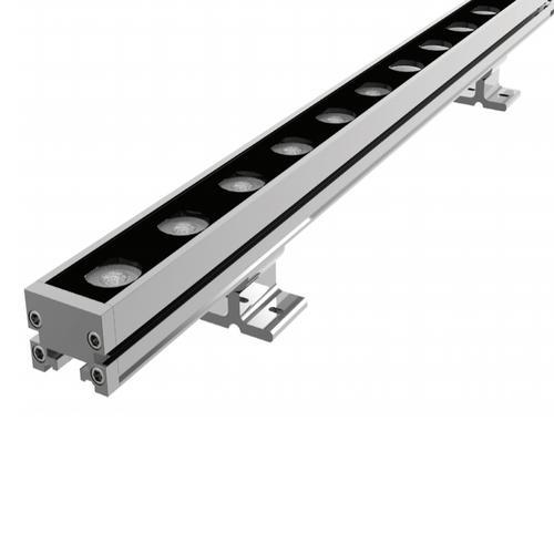 Core Lighting LWW-SL-40-RD-15-STB-TG-24, 40 Inch 24W High Output Linear LED Wall Washer, Color Temperature RED, Beam Spread 15 Deg