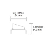 Core Lighting LWW-SL20-ADLV Assymetric Louver LED 20 Inch Wall Washer