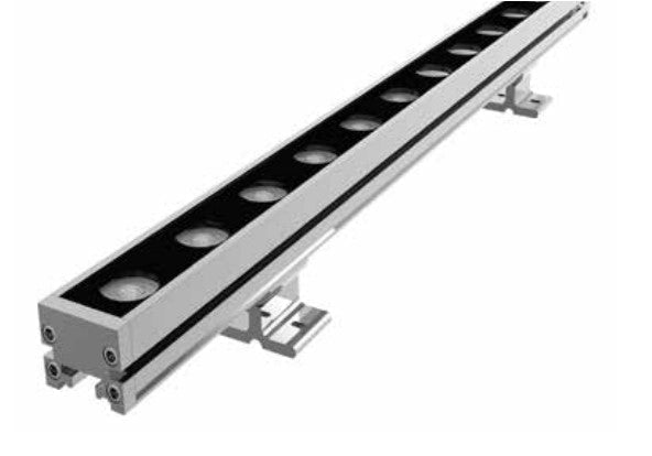 Core Lighting LWW-SL40-RD-15X40-24V Linear LED Wall Washer GEN-3, 40 Inches Length, Red Color Temperature, 15x40 Degree Optics, 24V Voltage