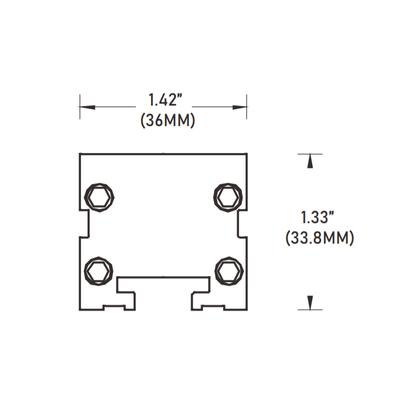 Core Lighting LWW-SL-20-30K-50-STB-TG-24, 20 Inch 12W High Output Linear LED Wall Washer, Color Temperature 3000k, Beam Spread 50 Deg