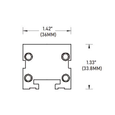 Core Lighting LWW-SL-20-40K-15-STB-TG-24, 20 Inch 12W High Output Linear LED Wall Washer, Color Temperature 4000k, Beam Spread 15 Deg