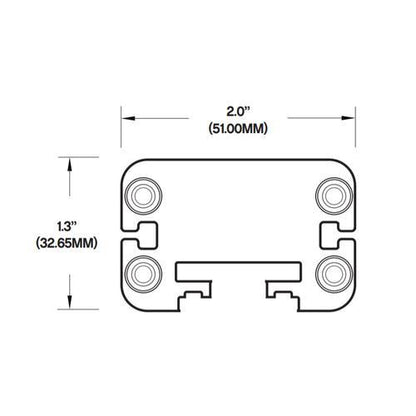 Core Lighting LWW-HO-48-27K-35-FMB-TG LED 48 Inches 36W High Output Linear Wall Washer 2700K  35 Deg