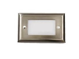 Core Lighting ST300-WW-LS-WH-UNV LED 2.0W Indoor / Outdoor Steplight Model ST300 Color Temperature 3000K Face Plate Lensed, Voltage 120/277V White Finish