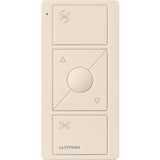 Lutron PJ2-3BRL-GLA-F01 LED Lutron Pico Wireless Fan Control - 3-Button with Raise/Lower Light Almond Finish