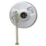 Westgate M507CW-UL E26 Porcelain Keyless Lamp Holder With Pull Chain 4 Terminal Screws 660W/250V Rating White