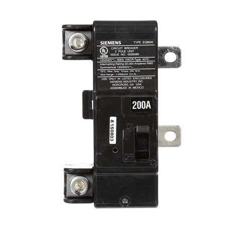 Siemens MBK200A 200-Amp Main Circuit Breaker for Ultimate Type Load Centers