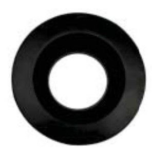 EnvisionLED MDL-TRIM-RD-BLK LED 1 Inches Mini Low Voltage Downlights Black Finish